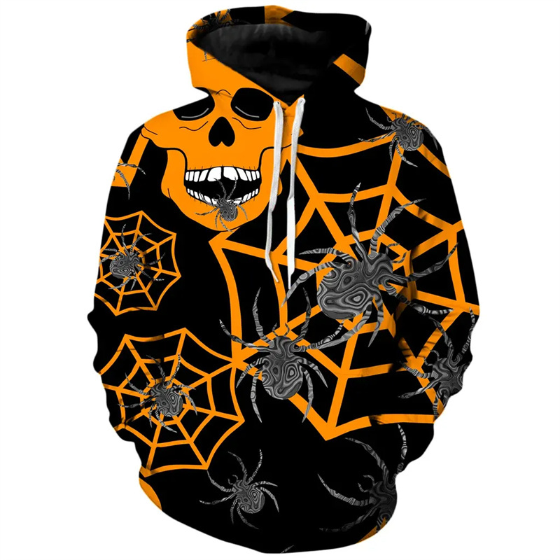 3D Printing Web - Felpe con cappuccio per ragnatele di