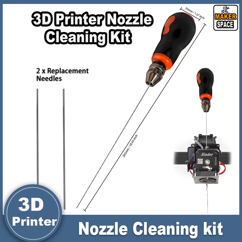 3D Printing Grinder - Accessori per stampante 3D Clog Poke,