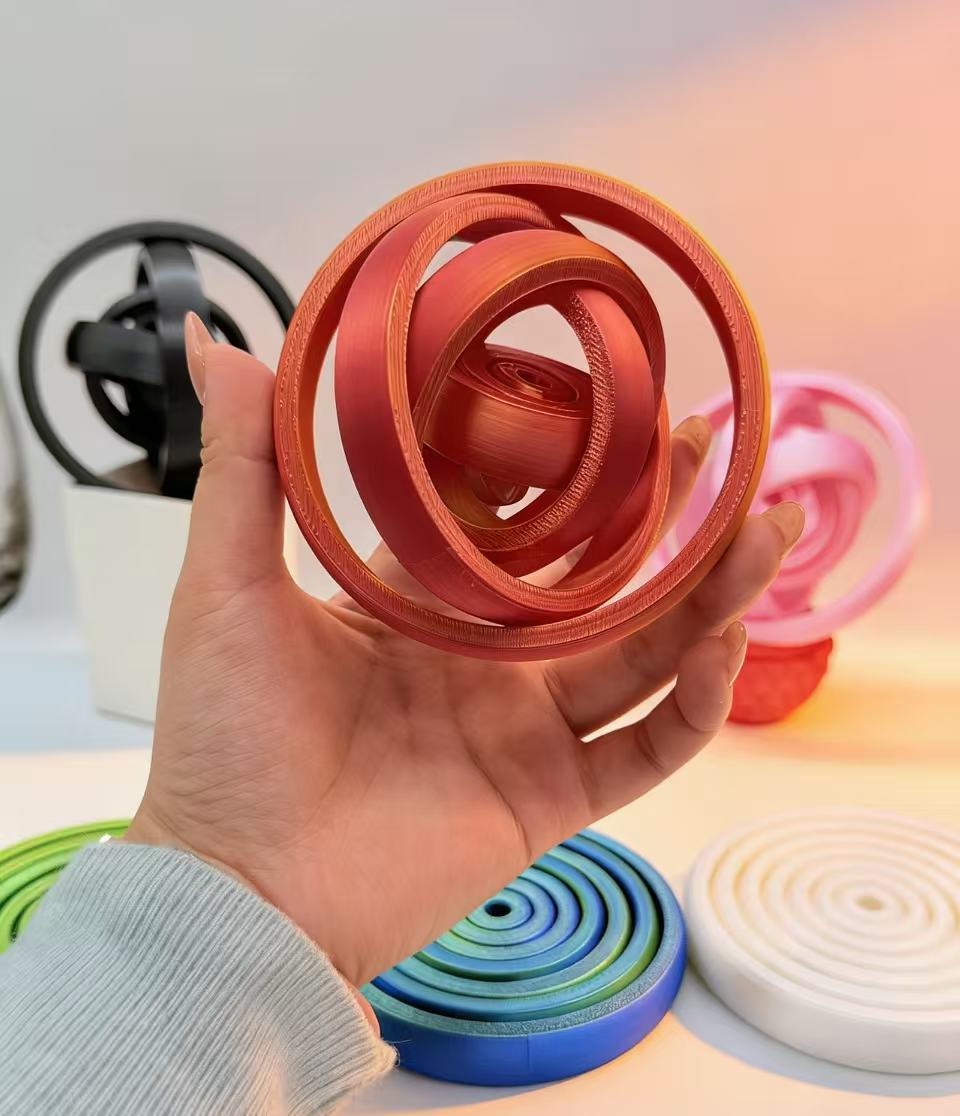 3D Printing Pla - Anello Girevole 3D Stampato, Giocattolo Antistress