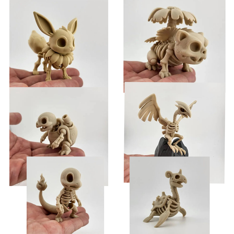 3D Printing Pla - Modello di Osso Fossile Pokémon Eevee