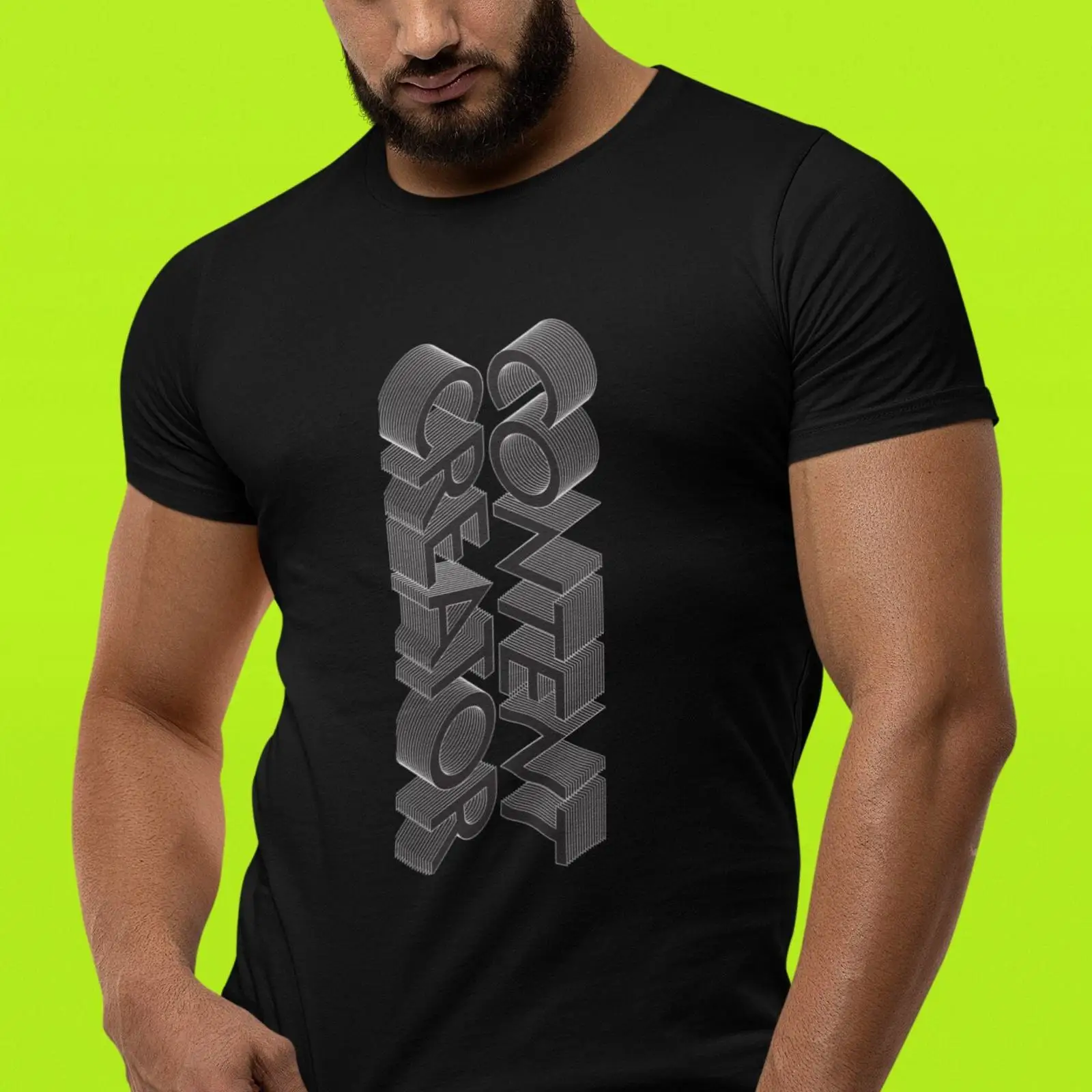 3D Printing Youtube Videos - T-shirt con tipografia 3D per Creator