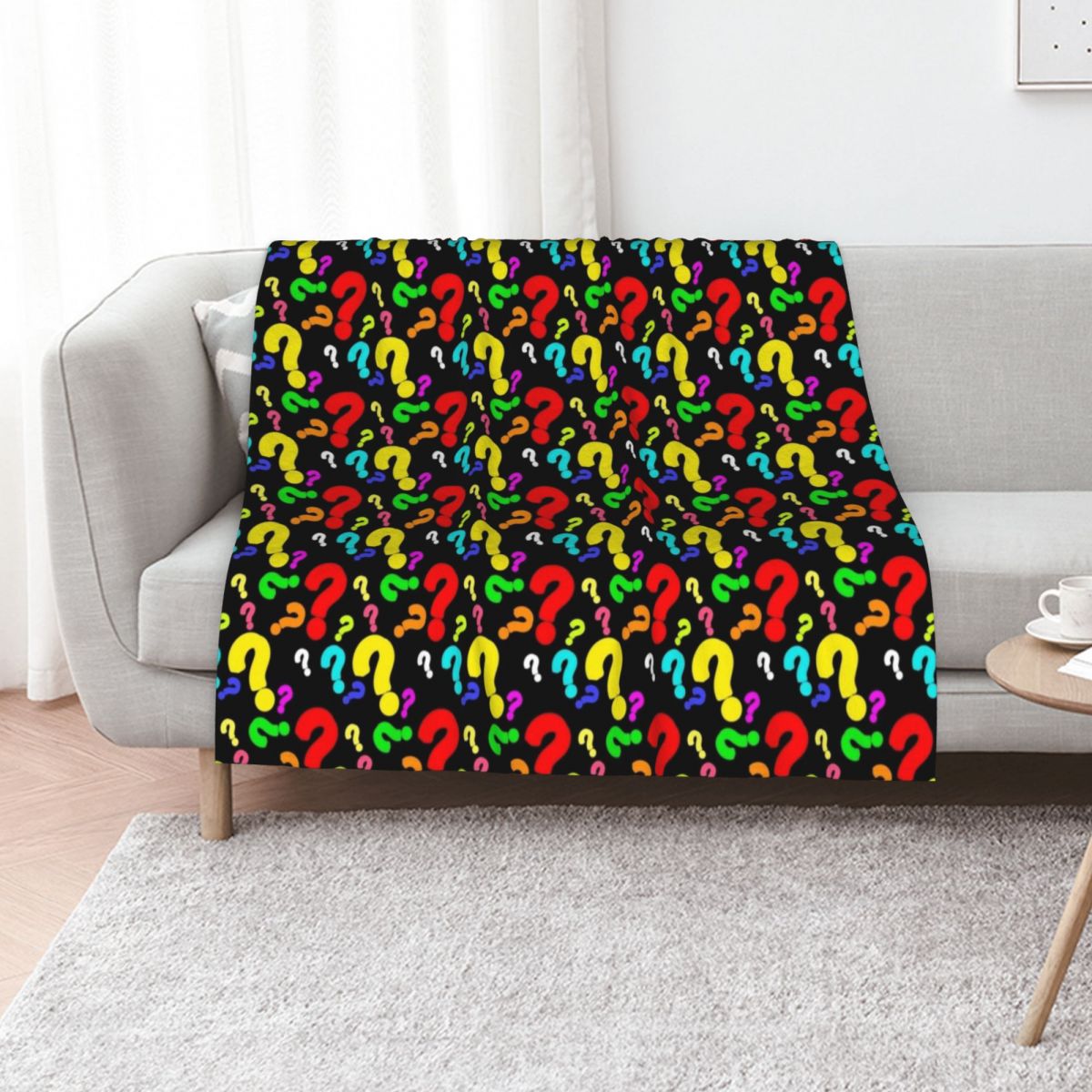 3D Printing Questions - Coperta con motivo a punti interrogativi