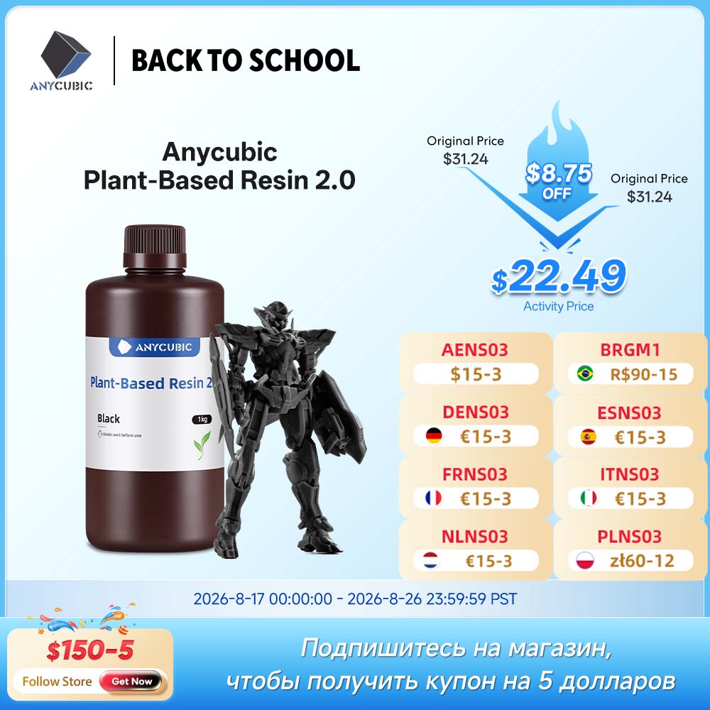 3D Printing Uv Resin - PIÙ NUOVO ANYCUBIC ECO Resina UV