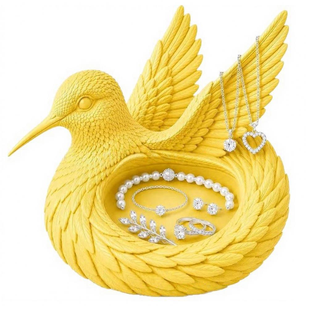 3D Printing Ring Holder - Portagioie Decorativo a Forma di Colibrì,