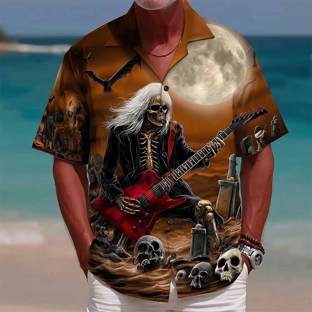 3D Printing Guitar - Camicia a maniche corte da uomo