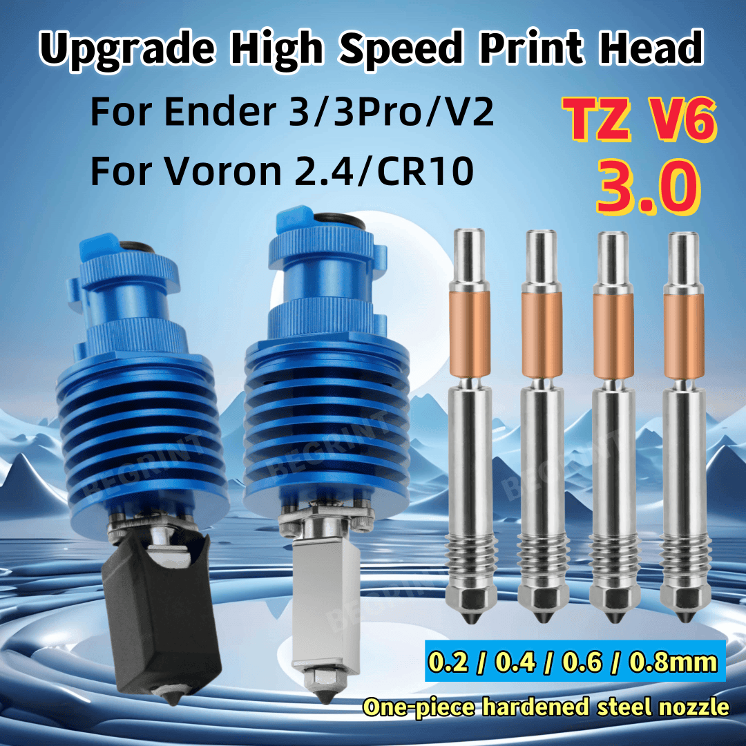 3D Printing Nozzle - Hotend Upgrade TZ V6 3.0 Riscaldamento