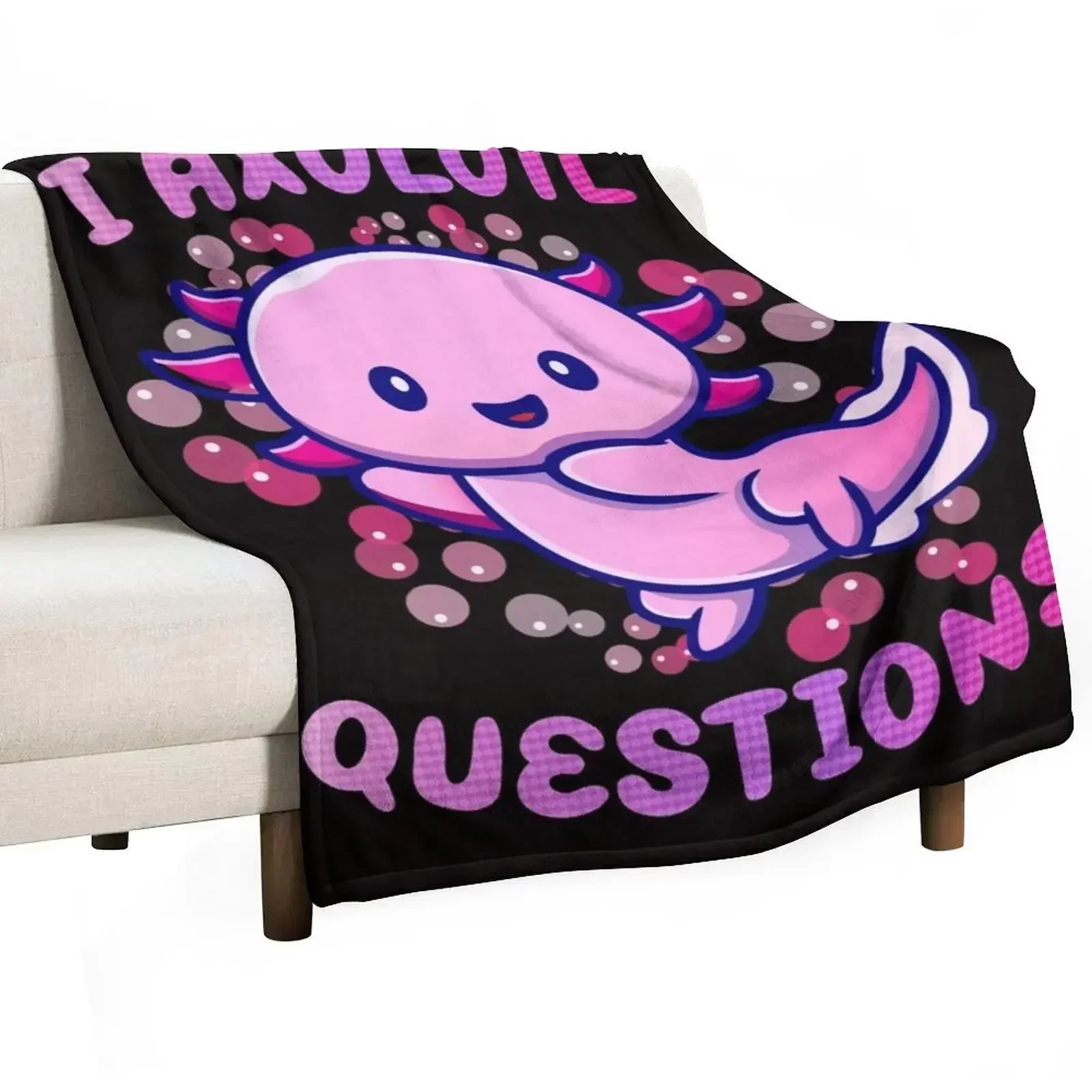 3D Printing Questions - Coperta con motivo axolotl per neonati,