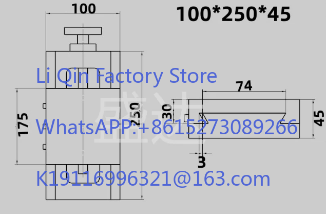 Linear Guide Rail - Tavola scorrevole a vite in ghisa
