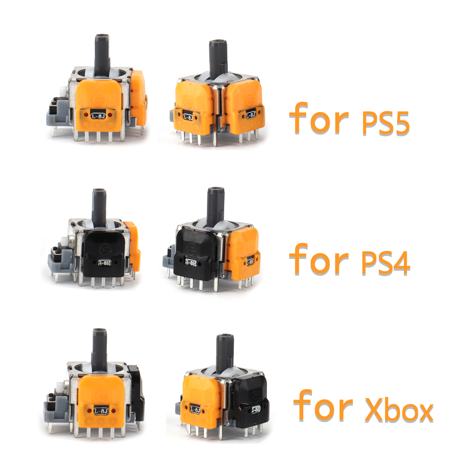 3D Printing Xbox Controller - 2 pezzi di ricambio effetto Hall