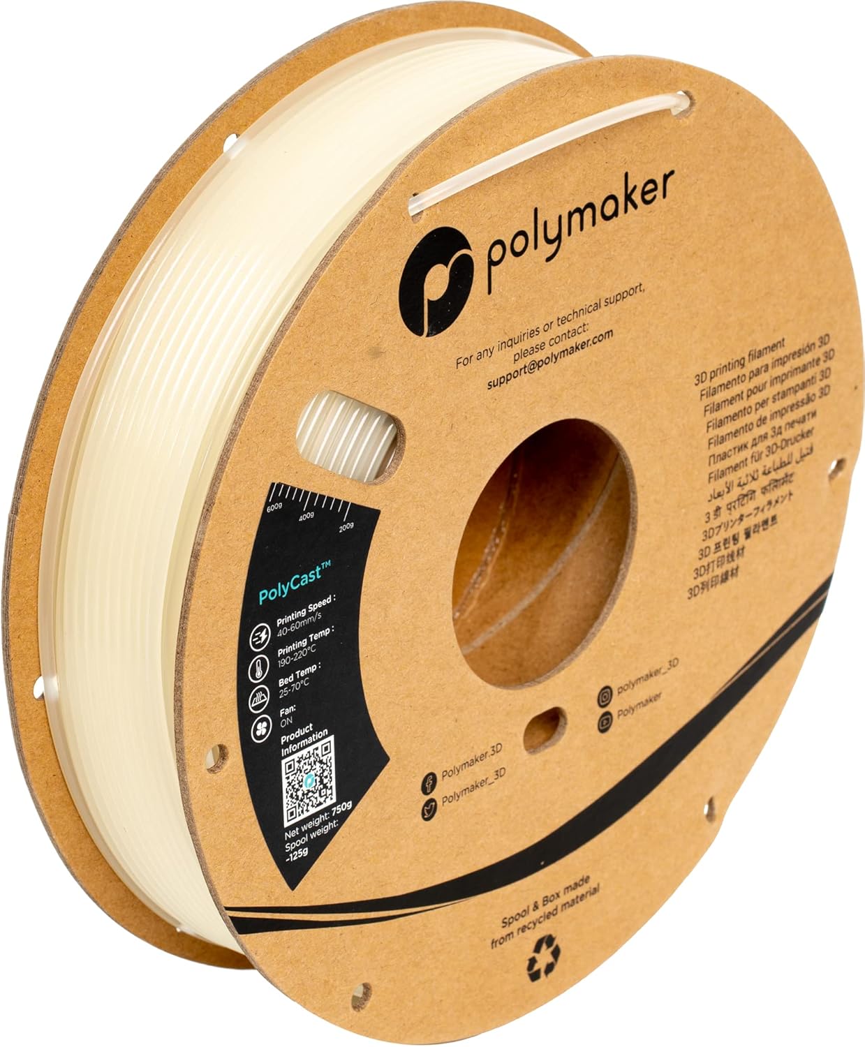 3D Print Isopropyl Alcohol - Filamento per stampa 3D Polycast Castable