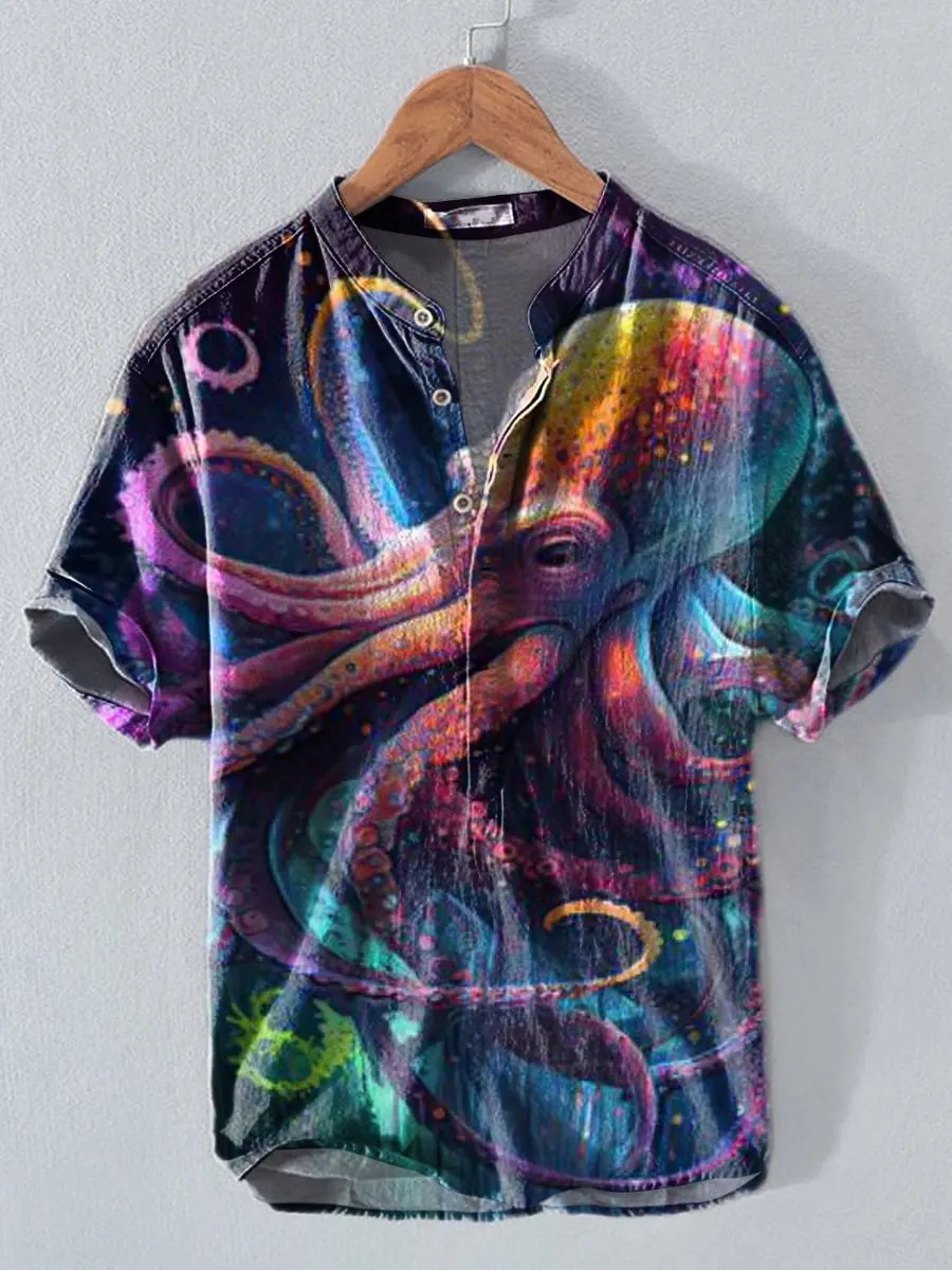 Nuova camicia Henley a maniche - 3D Printing Guitar recensione e prezzo
