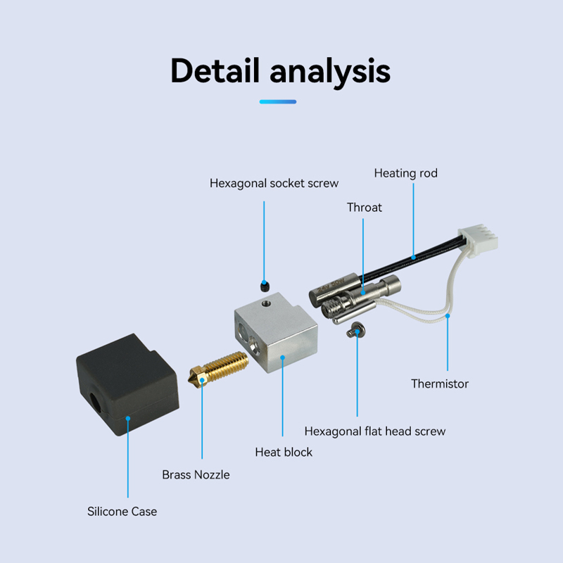 Per Anycubic Kobra S1 Hotend K - 3D Printing Nozzle recensione e prezzo