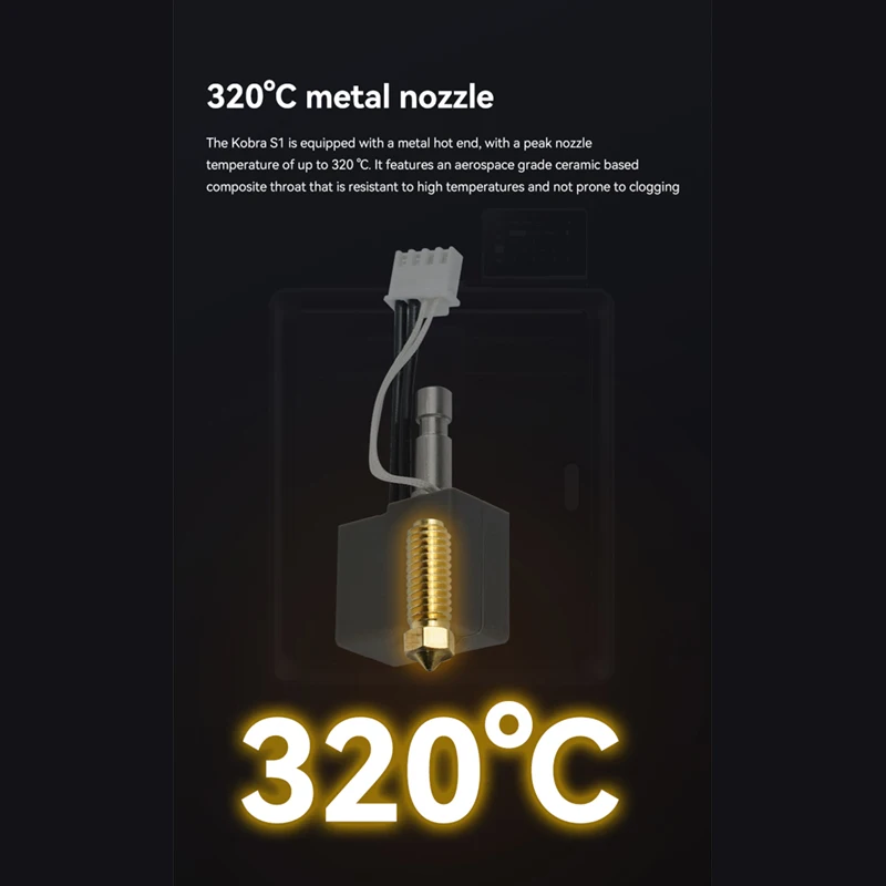 Per Anycubic Kobra S1 Hotend K - 3D Printing Nozzle recensione e prezzo