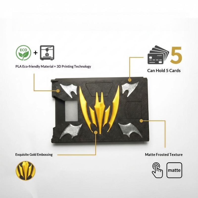 Porta carte stampato in 3D Kam - 3D Printing Pla recensione e prezzo