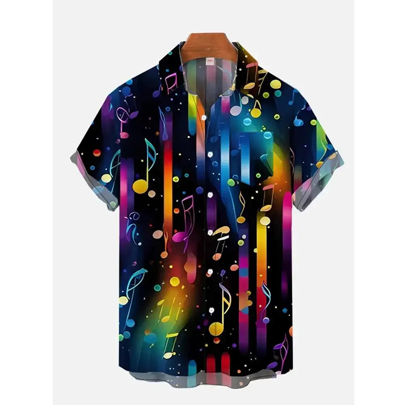 Camicie da uomo hawaiane Abbig - 3D Printing Guitar recensione e prezzo