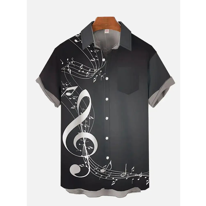 Camicie da uomo hawaiane Abbig - 3D Printing Guitar recensione e prezzo