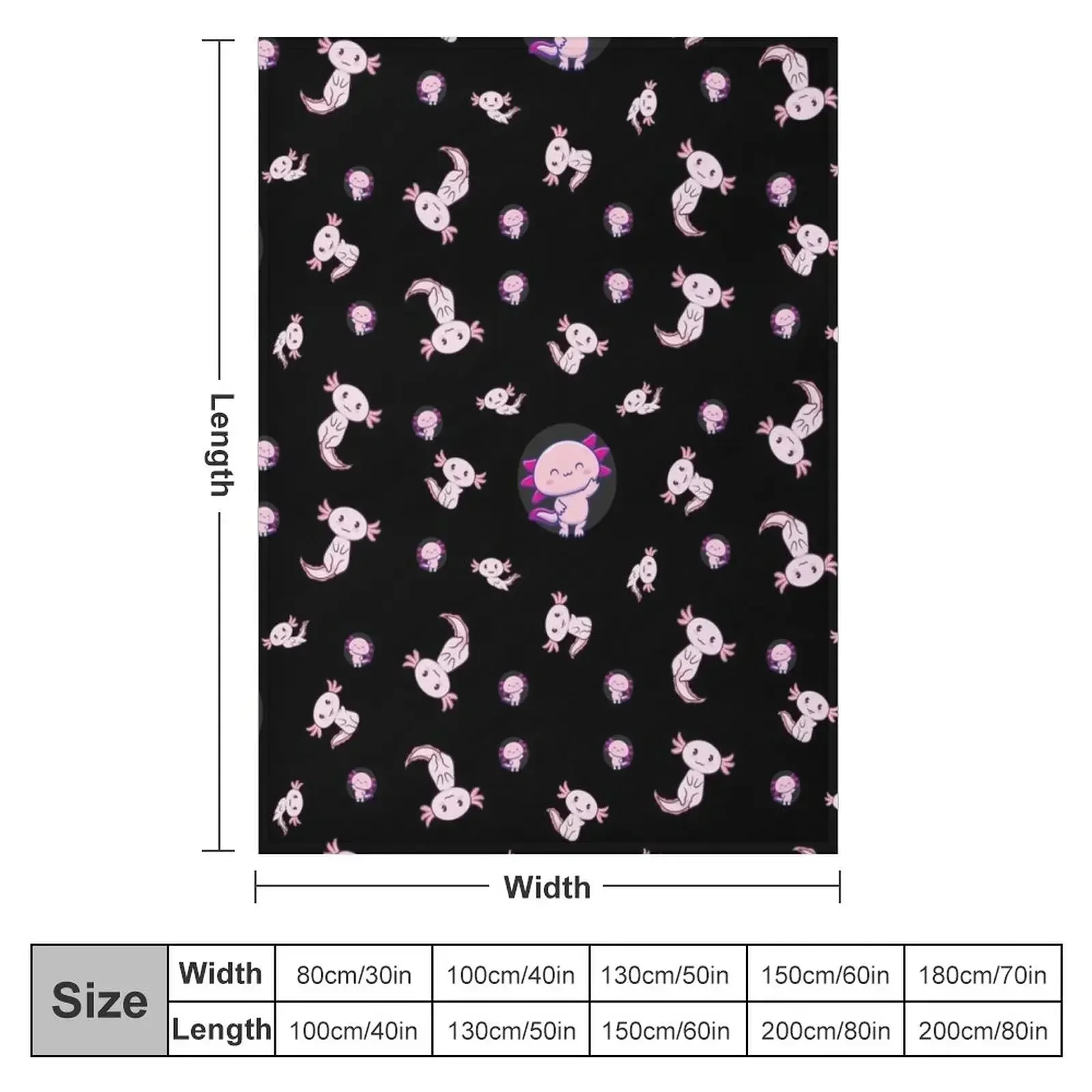 Coperta con stampa di axolotl, - 3D Printing Questions recensione e prezzo